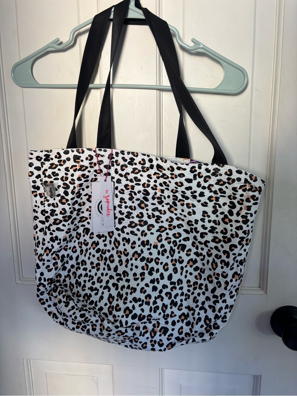 Aloha Leopard Print Tote Bag- Reversible - NWT